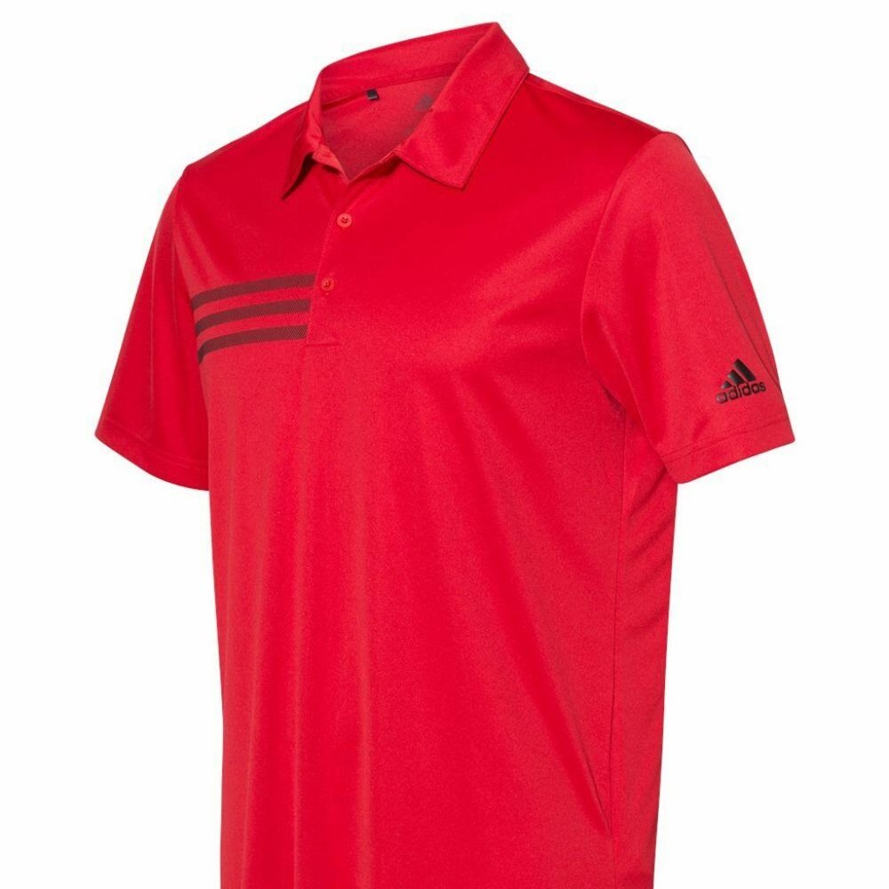 Adidas Men's L Collegiate 3-Stripes  Sport Shirt